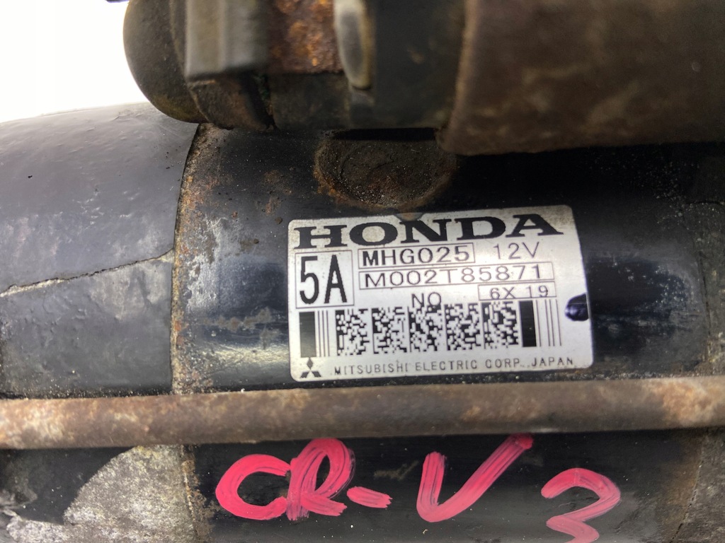 фото №5, Стартер mhg025 honda cr-v 3 iii 2.2 i-ctdi дизель