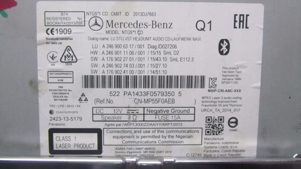 фото №4, Mercedes gla w156 x156 радио навигация a2469006317