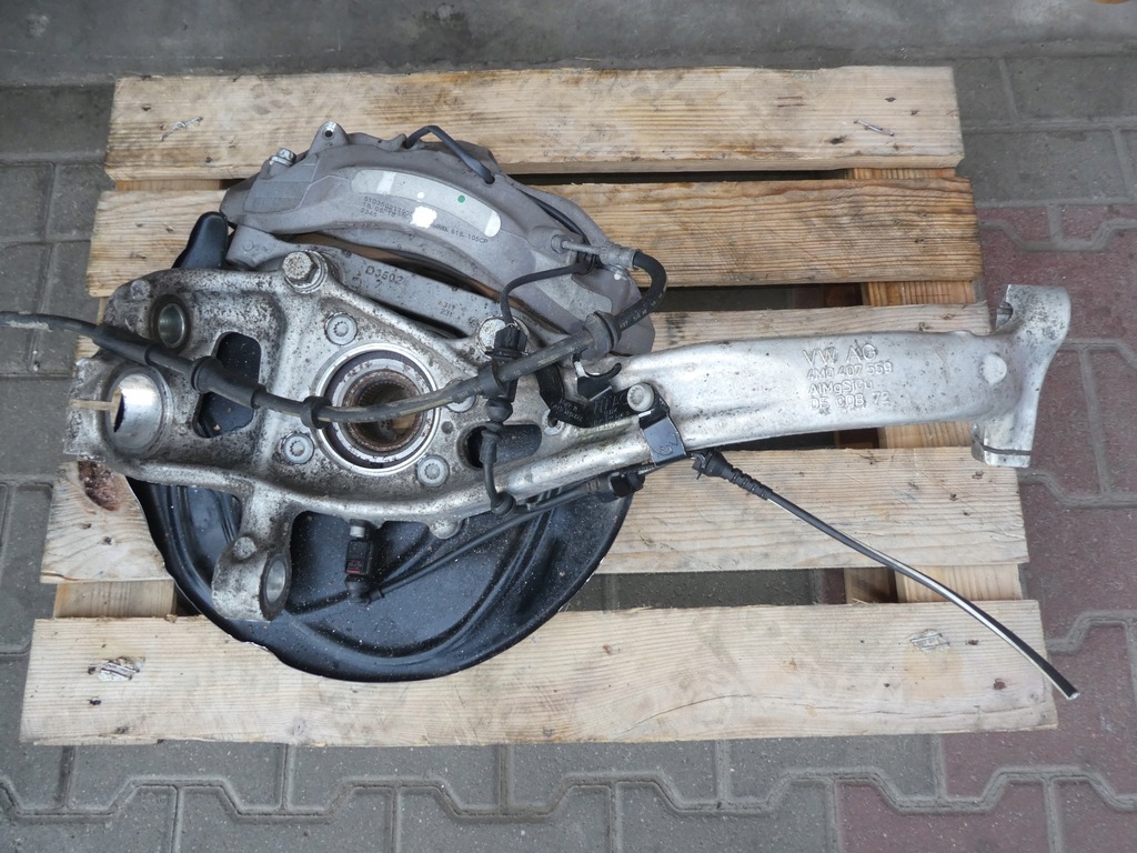 фото №5, Audi q7 поворотный кулак левая перед 4m0407559