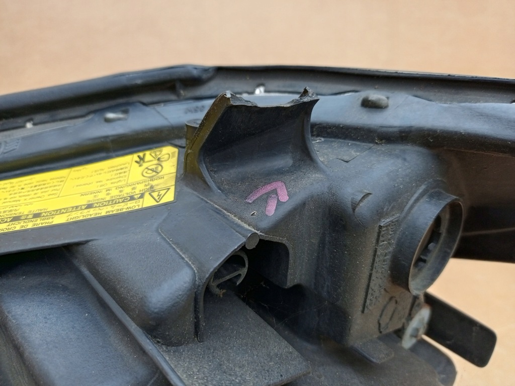 фото №13, Lexus rx300 rx 300 rx400 rx 400 ксенон поворотний 03- лампа перед права =