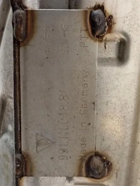 Porsche 911 991 gt3rs mk1 гасник випускний 99111102790 гасник випускний- Зі Шроту