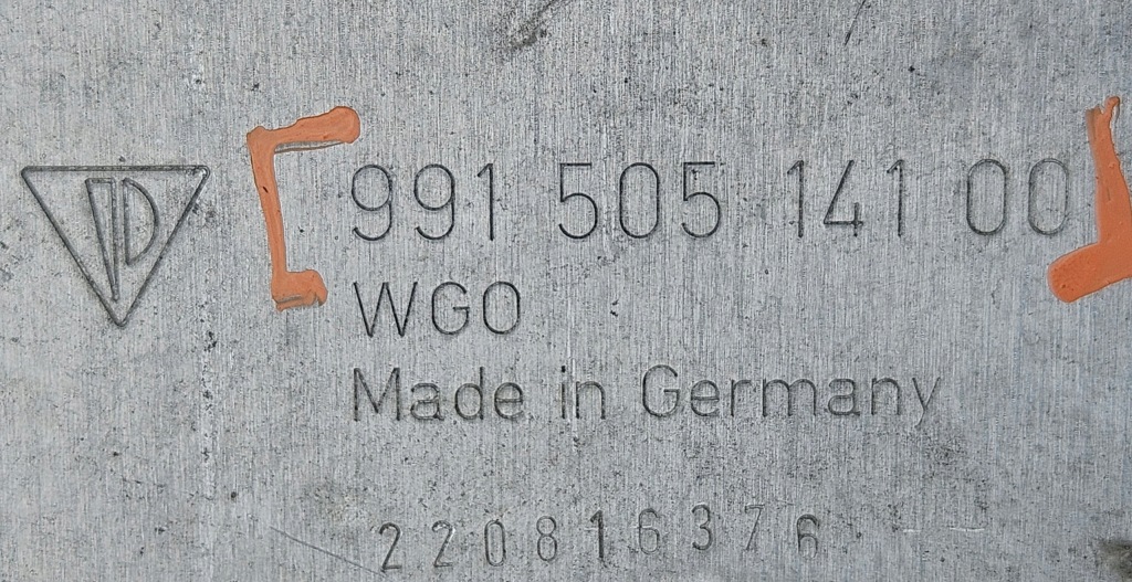 Porsche 911 turbo s carrera vii 7 балка задній під  бампер 99150514100 Ціна