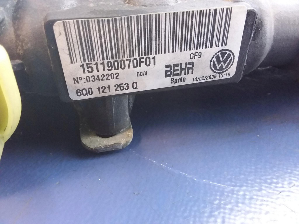 фото №4, Seat ibiza iii 1.4 радіатор радіатор wody кондиціонер