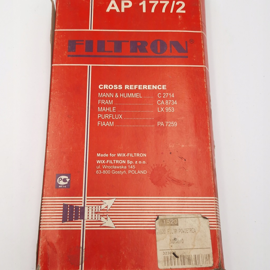 фото №9, Filtron ap177/2 фильтр воздуха