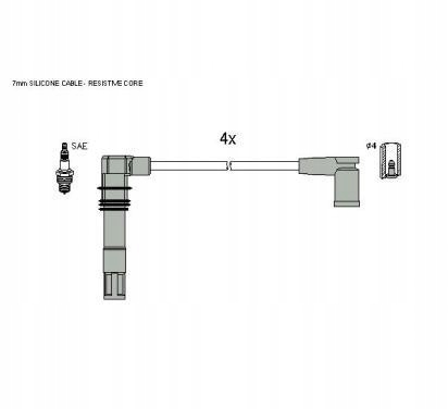 фото №1, Starline дроти запалювання zk 9952
