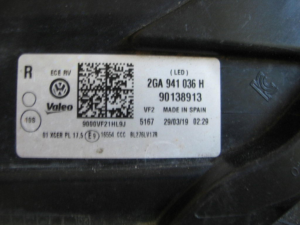 фото №14, Лампа перед led vw t-roc 2ga941036h europa