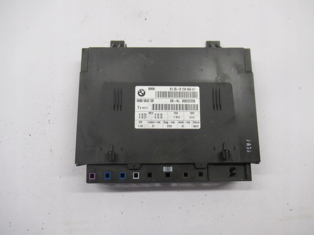 фото №1, Bmw e92 e93 модуль блок управления сиденье 9134666