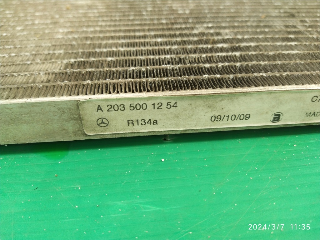 фото №8, Радиатор кондиционера mercedes w203 a2035001254