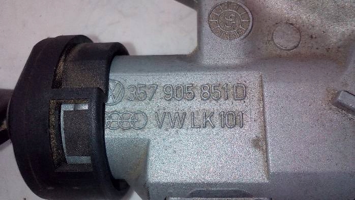 фото №6, Замок запалювання ключ vw golf iii 1,8 b 357905851d