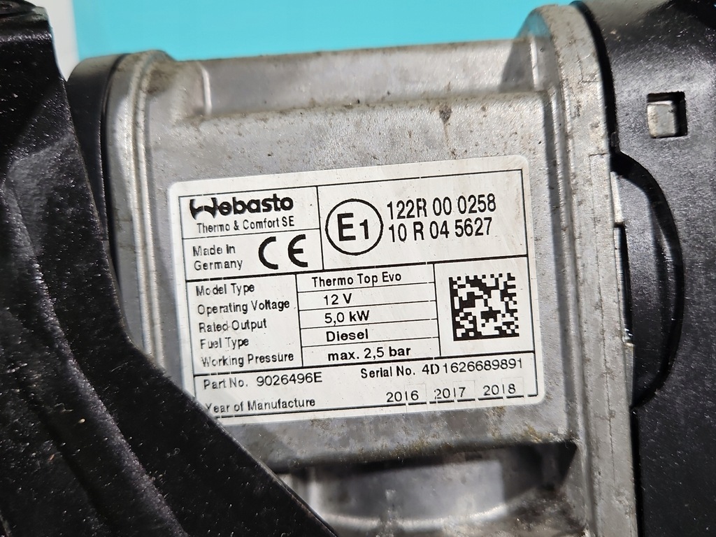 фото №9, Webasto volvo v90 31469689, 1626689891, 31436331 обігрівач стояночний