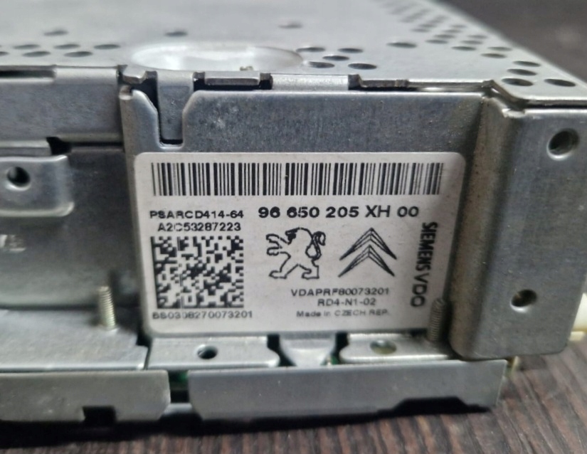 фото №3, Peugeot 308 радио cd 96650205xh00