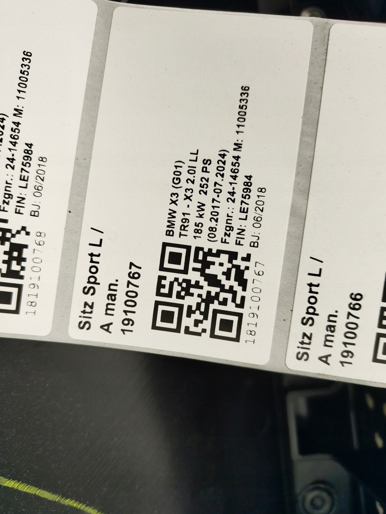 фото №11, Bmw x3 g01 середина обивка сиденья туннель заднее сиденье обшивки кожа