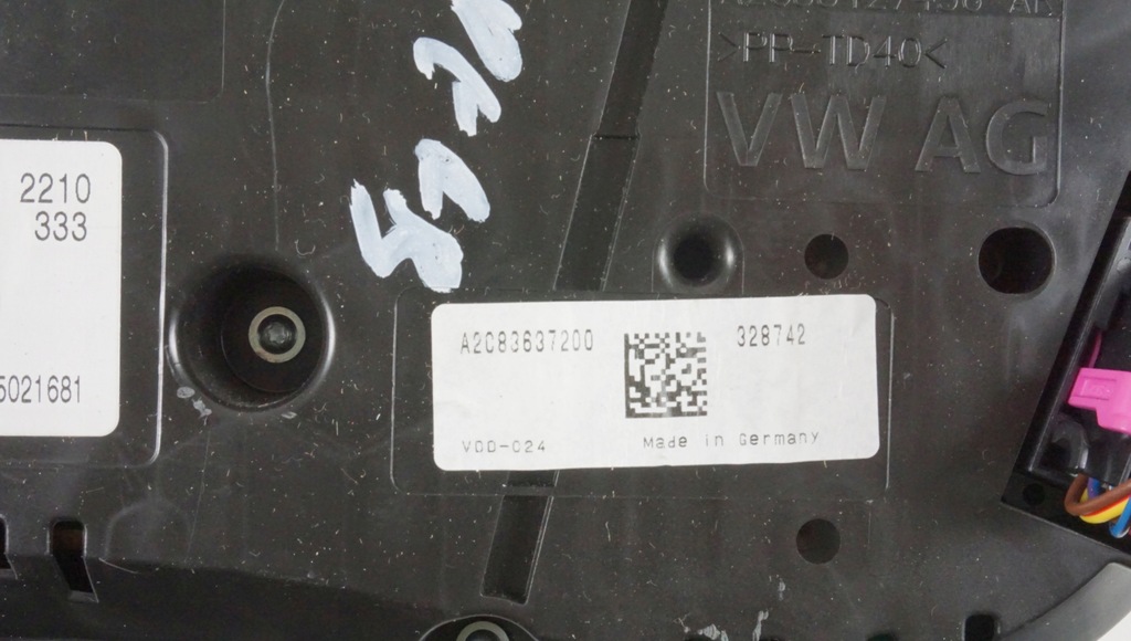 фото №7, Счетчик дисплей приборы приборная панель skoda octavia 3 iii 5e0920871d europa eu