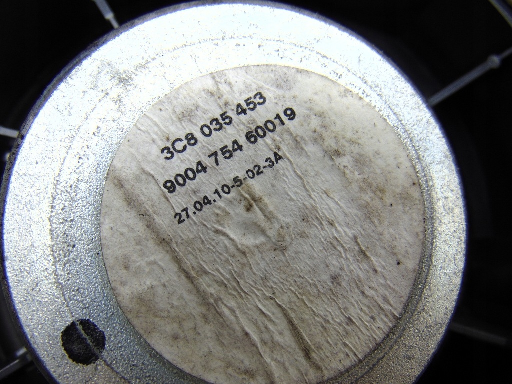 фото №11, Динамик задняя низкочастотный дверь vw passat b6 b7 cc