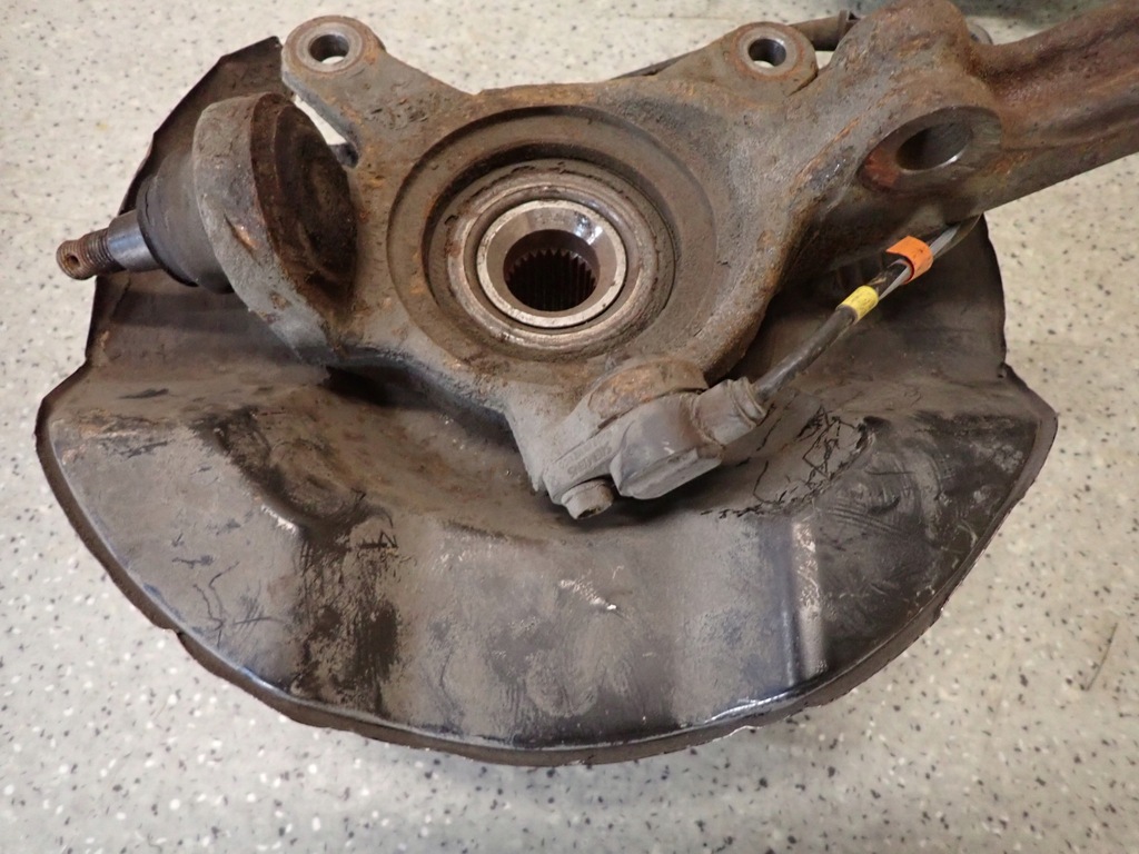 фото №4, Honda civic vii 01- поворотный кулак передняя левая