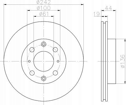 фото №13, Textar 2 x диск гальмівна 92060700