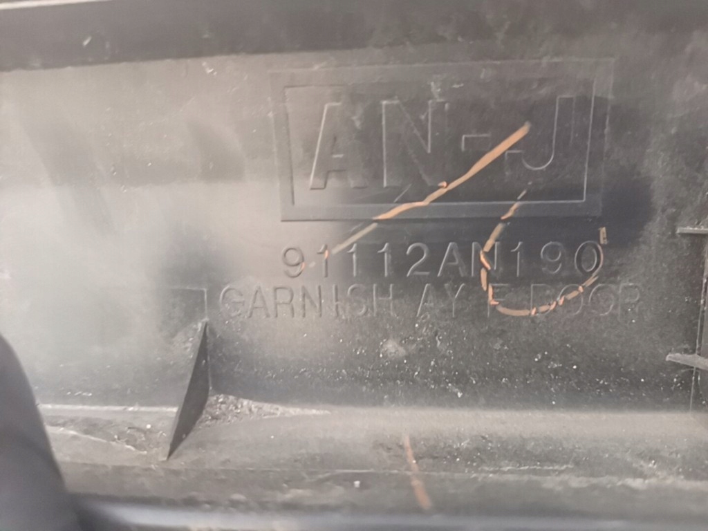 фото №6, Subaru outback vi молдинг дверь правый перед 91112an190