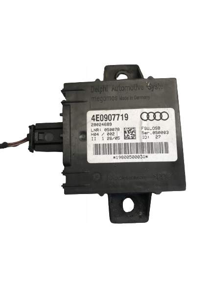 фото №1, Модуль блок керування сигналізація audi a8 d3 4e0907719