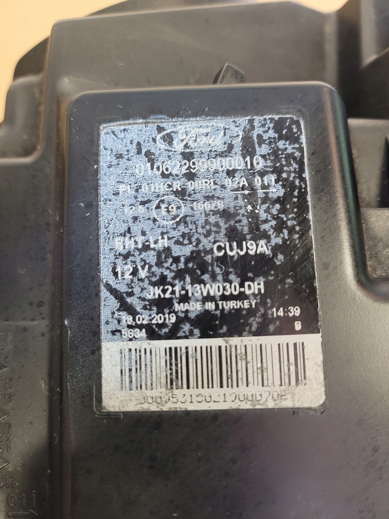 фото №16, Ford transit custom lift 17r- лампа левая передняя