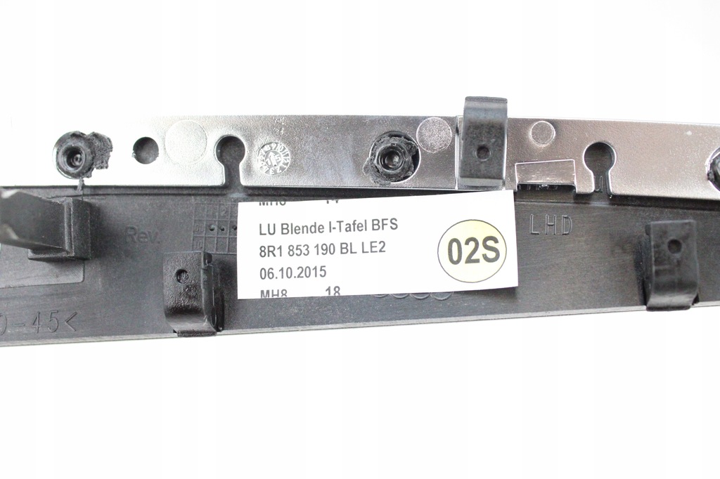 фото №8, Оригінальний dekor молдинг панелі консолі audi q5 8r lift 8r1853190bl