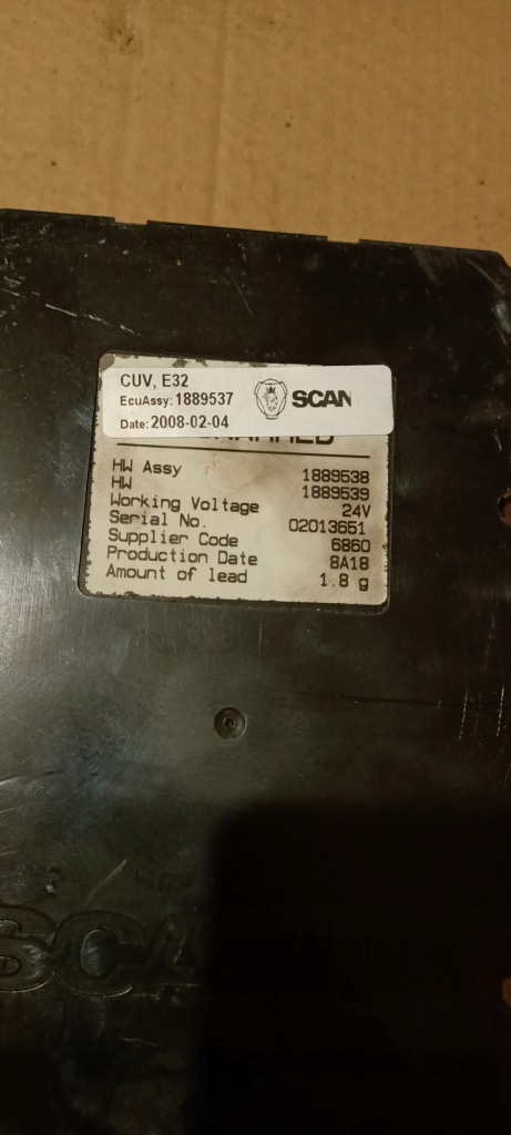 фото №2, Блок управления света vis scania r 1889537 cuv