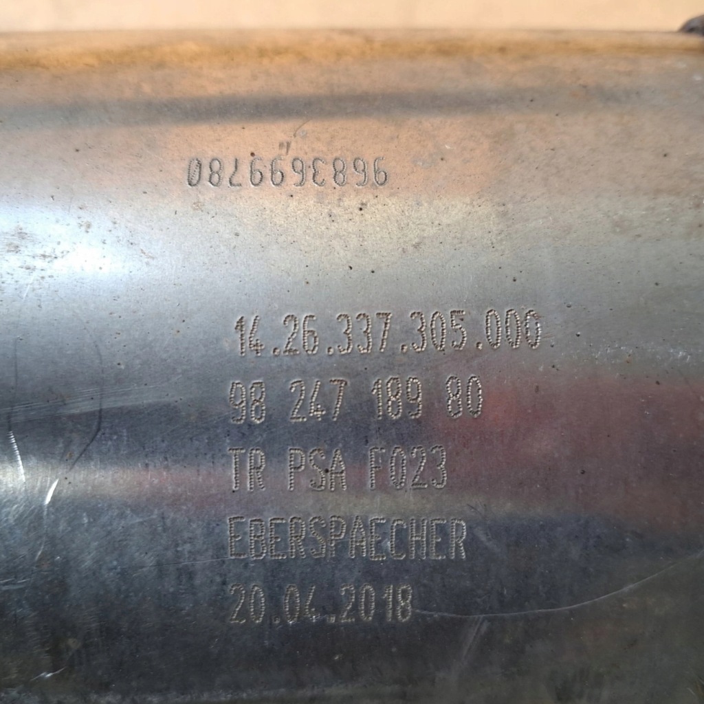 Катализатор фильтр dpf peugeot expert lll 2.0 hdi 9824718980 Недорого