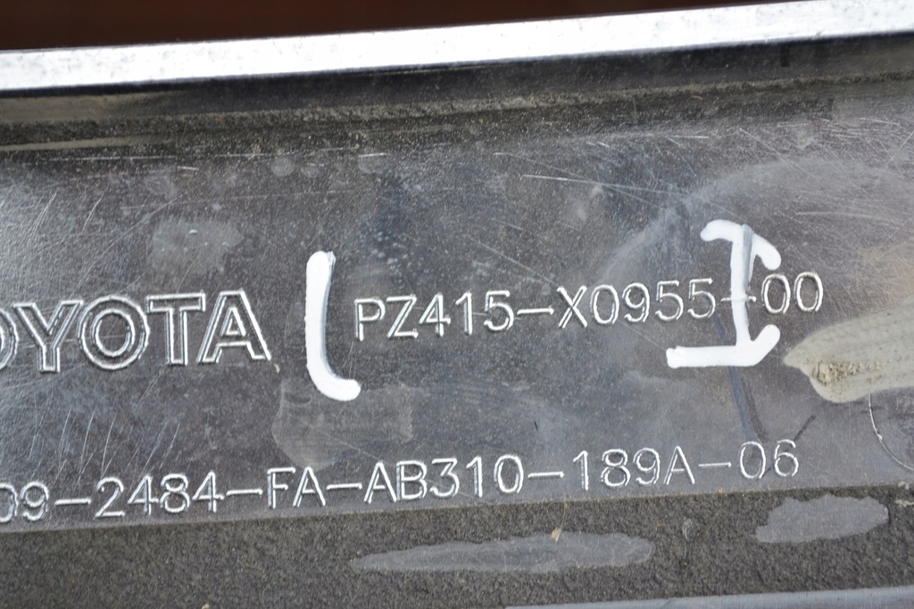 фото №9, Toyota rav4 rav-4 хром молдинг na спойлер бампер перед