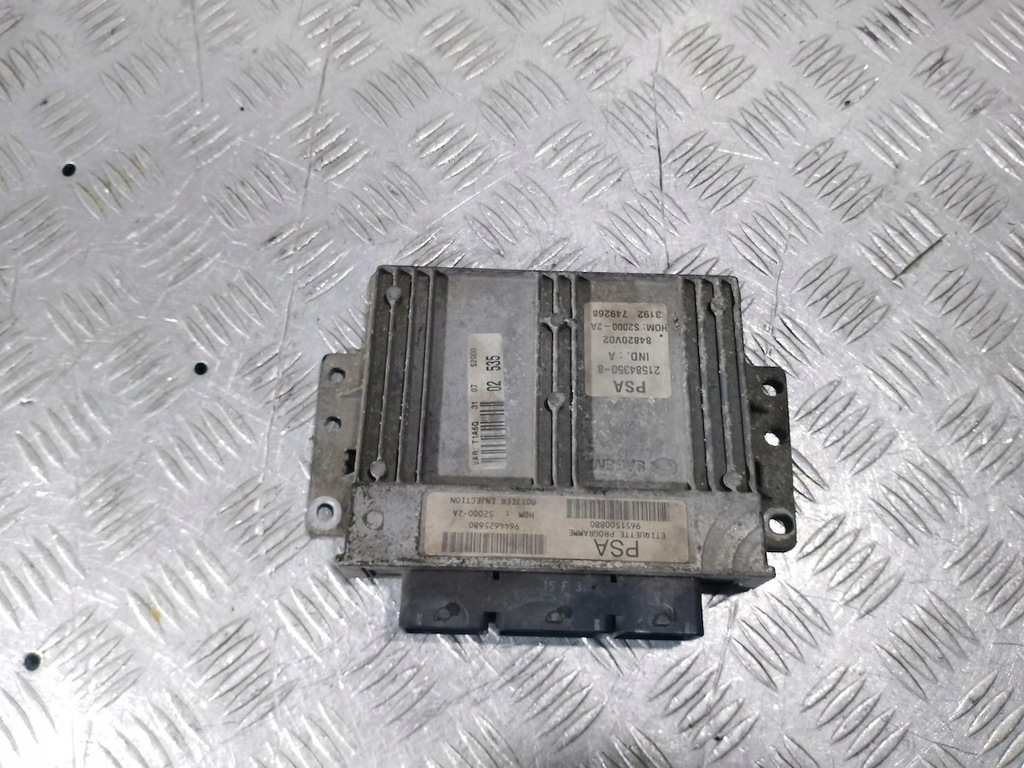 фото №6, Бортовой компьютер, блок управления peugeot 206 9644625680 1.4 8v