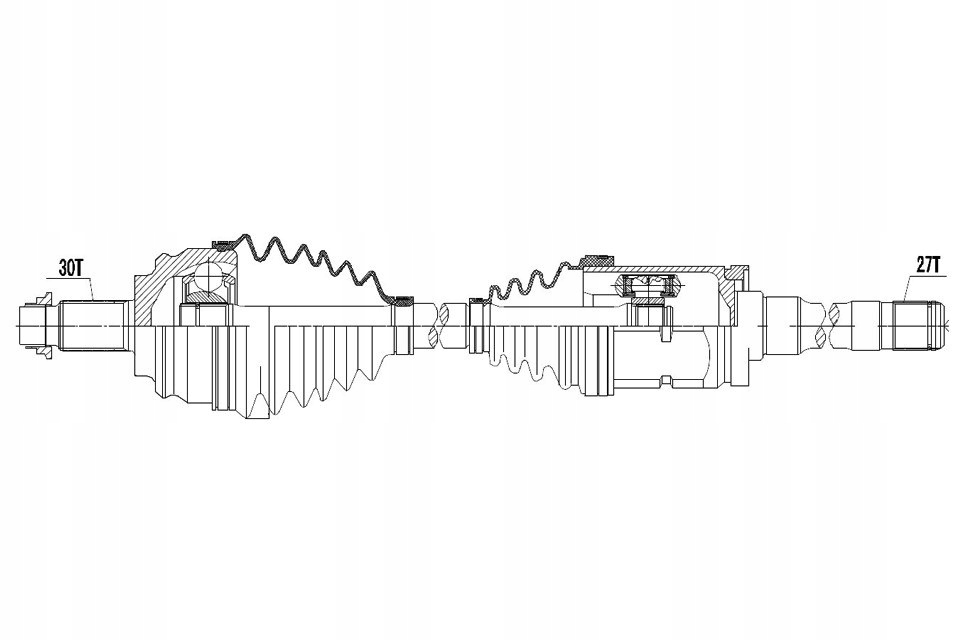 Купити Привідний вал привідна bmw x5 e53 00-06 /передня, ліва/