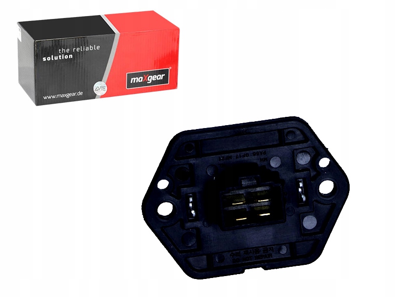 фото №1, Резистор вентилятор hyundai santafe 01- maxgear