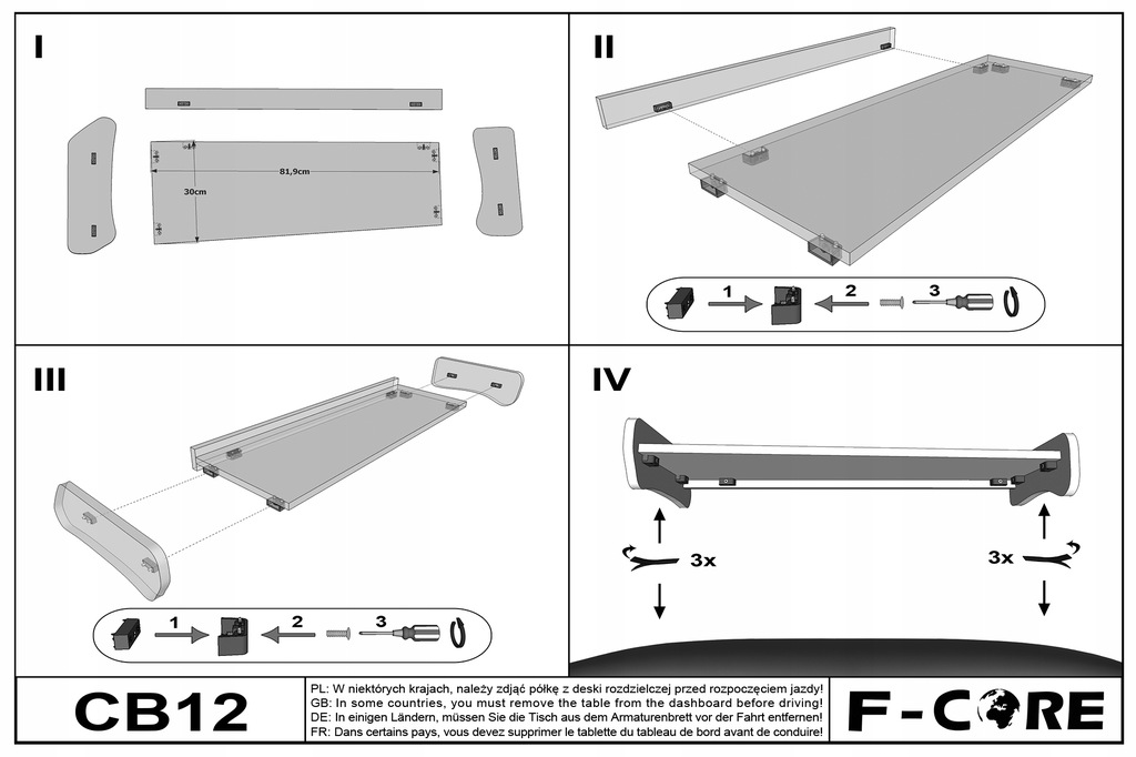 фото №5, Полка tir длинная ford transit viii 2013- полка