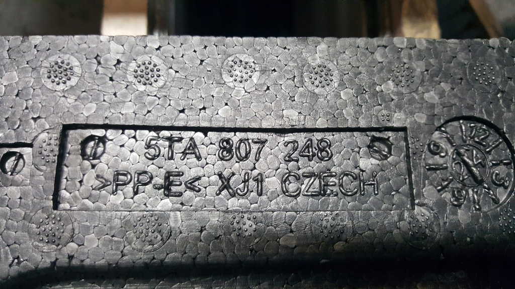 фото №13, Vw touran ii 15- абсорбер бампера перед 5ta807248