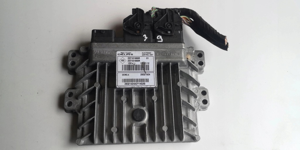 фото №3, Бортовий комп'ютер ecu renault clio 237101989r 237101990r 2