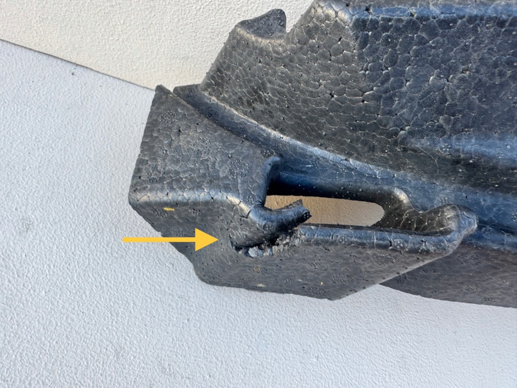 Bmw x1 e84 пена абсорбер бампера перед передний 51112990205-05 Оригинал