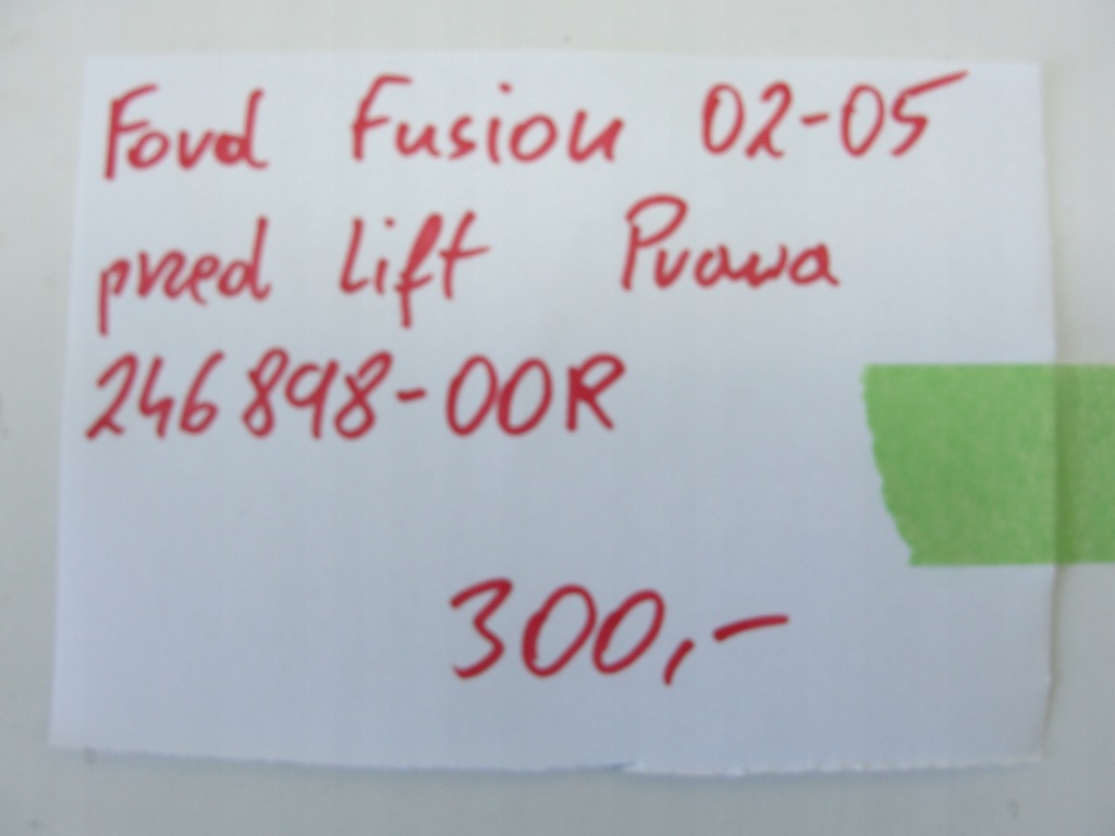 фото №7, Лампа перед права ford fusion 2002-05 przed liftem 246898-00r