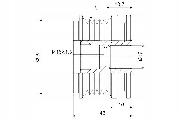 Valeo шкив генератора vw Цена