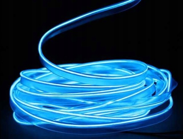 Световод  led к автомобиля elwire освещение rgb амбие́нтное app bluetooth 7m Цена