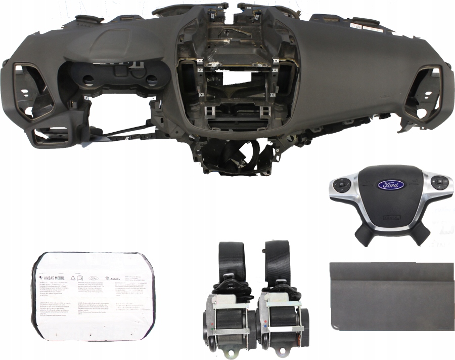 фото №1, Панель приладів консоль подушка безпеки ремені ford kuga