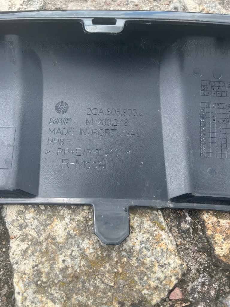 фото №3, Vw t-roc r лак спойлер бампера накладка 2ga lifting захист pod бампер