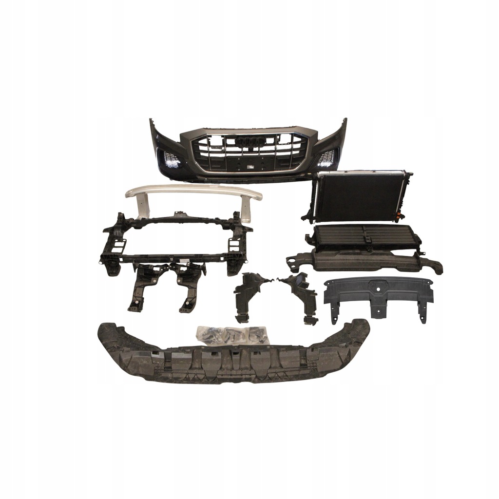 фото №9, Audi q8 4mn комплект бамперов передних, s-line 4m8807437d