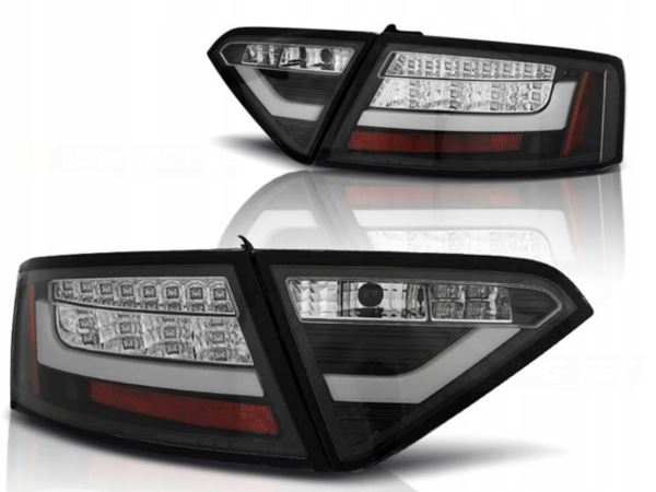 Купить Фары audi a5 07-06.11 купе черный led полоса