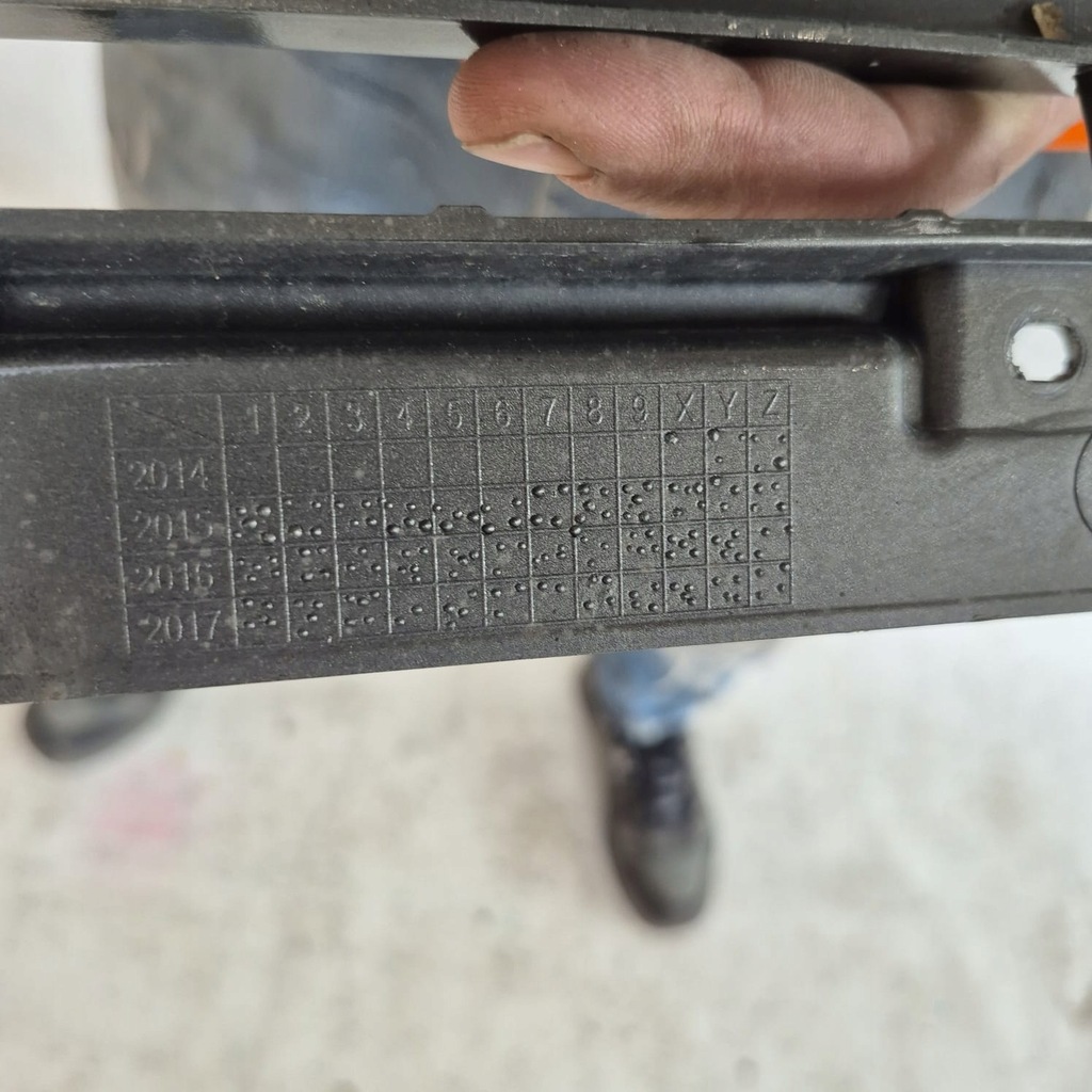 фото №11, Mitsubishi l200 v 5 15-19 бампер перед передний sprysk