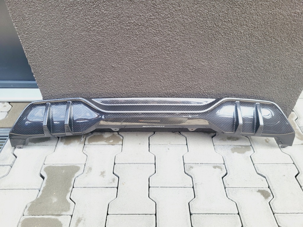 фото №1, Дифузор спойлер накладка карбон бампера задня bmw x5 g05 m-performance