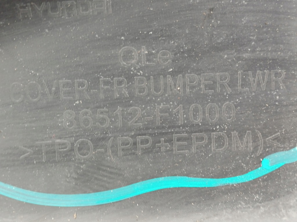 Kia sportage 4 iv 15- накладка бампера перед 86512f1000 Цена
