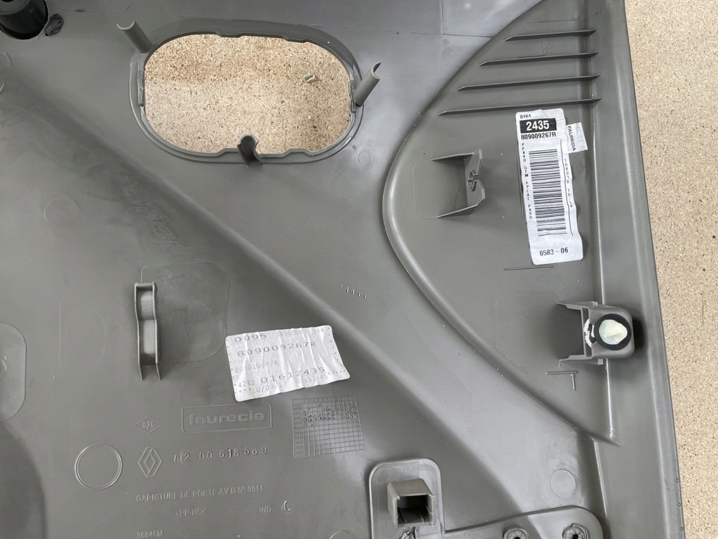 фото №3, Обшивка дверь перед правый renault kangoo iii