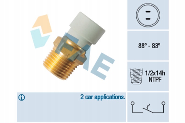 фото №10, Термовимикач вентилятора радіатора chrysler voyager ii 2.5 3.0