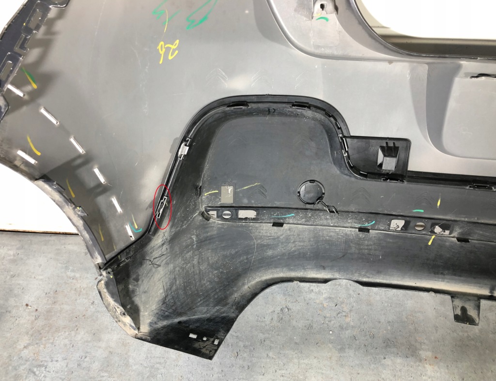 фото №13, Citroen c3 iii 16- бампер задня задній 9813343977