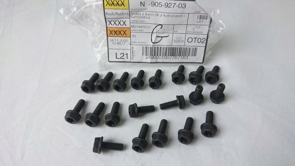 фото №7, Болт m6 n90592703 оригинал vw m6x16 volkswagen