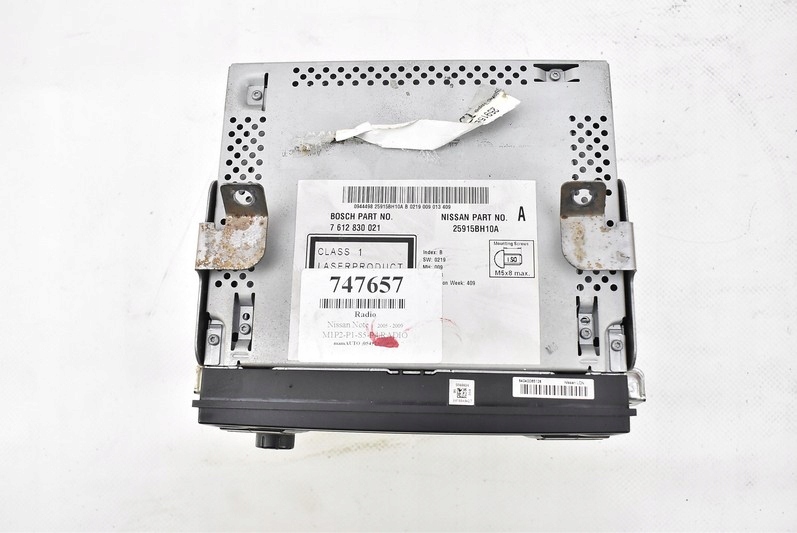 фото №6, Радіо радіопрогравач cd mp3 navi 25915bh10a nissan note e11 1 i 05-09