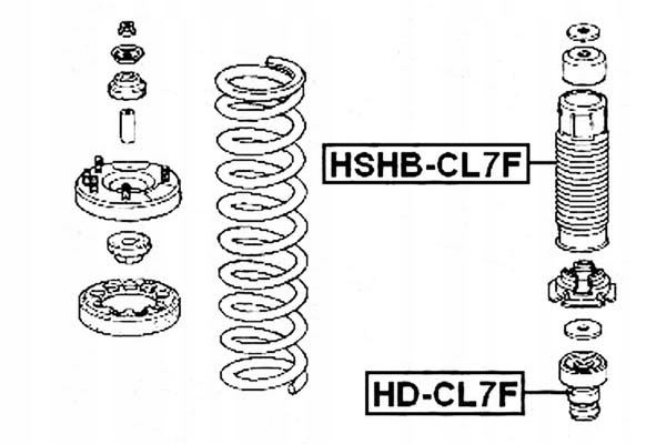 фото №2, Защита амортизатора - пневмоподушка воздушный [febest]